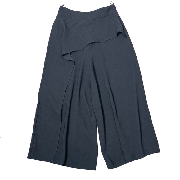 Adolfo Dominguez Pants - Adolfo Dominguez Black Wide Leg‎ Palazzo Pants Women’s Sz 2